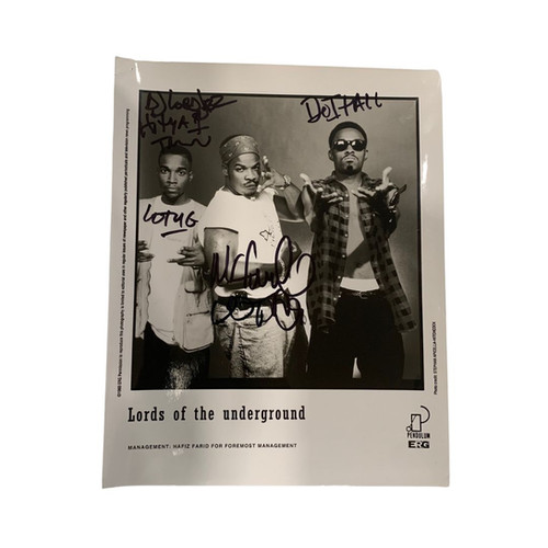 Lords of the Underground 1993 Signed Press Photo | NHHM Official Site