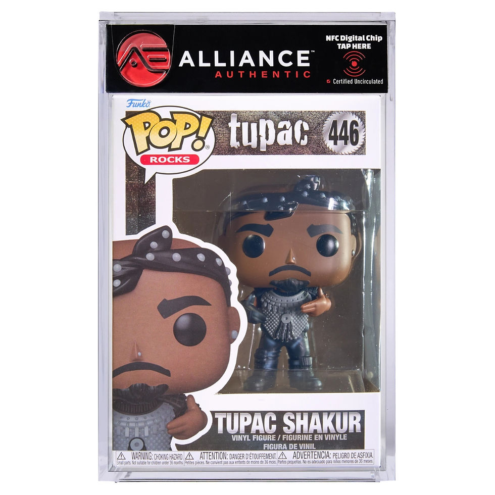 الصورة المصغرة: Funko POP! Tupac Shakur "California Love" Authentic Encapsulated Vinyl Figure #446