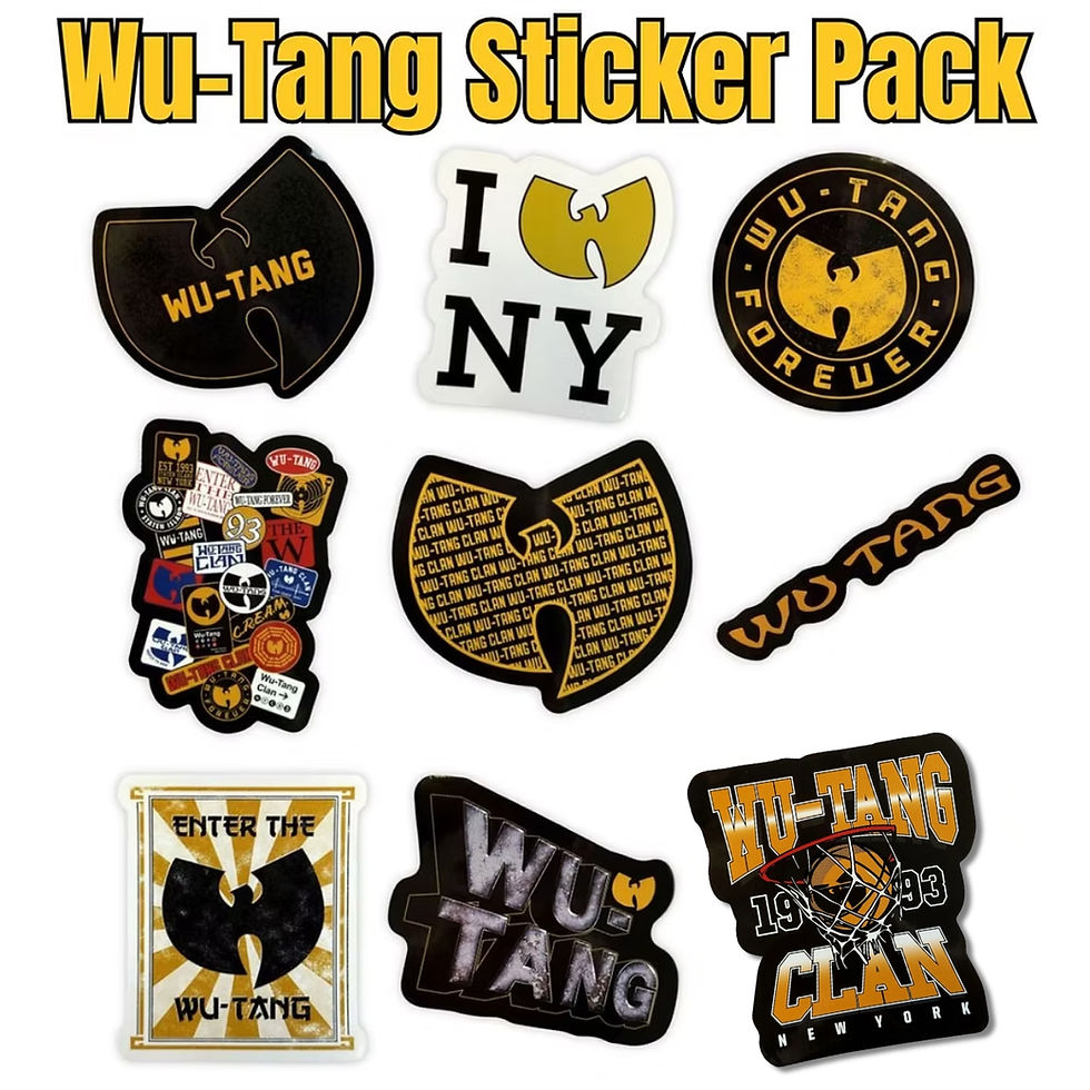 Wu Tang Clan Logo Sticker Pack