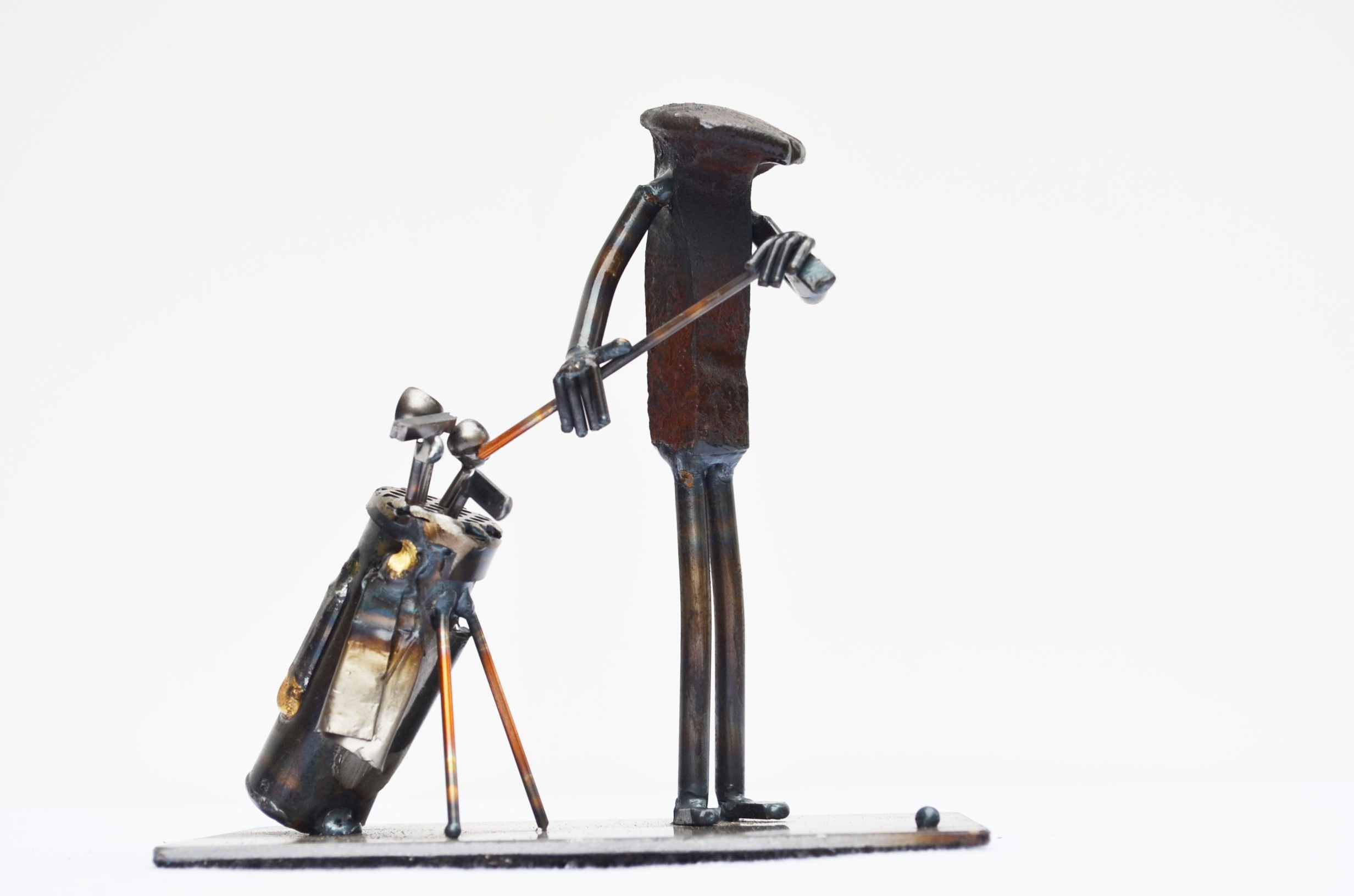 Golfer with bag Spike