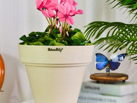 10 inch or 12 inch Planter with Drainage Hole,Modern Plant Pots for Indoor Outdoor Garden Plants and Flowers