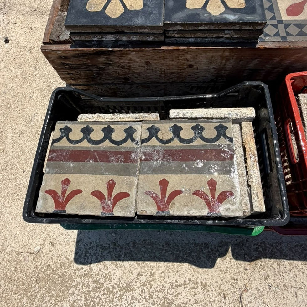 Miniatura: Cementine siciliane di recupero pavimento - CEM 062
