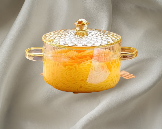 Miniatura: Olla de vidrio borosilicato con tapa – 1.8 L