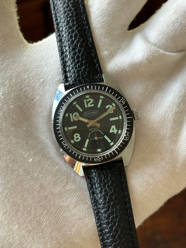 Montre De Plongée Vintage Cincaset, Années 60, Mécanique Manuelle - Homme - Occasion