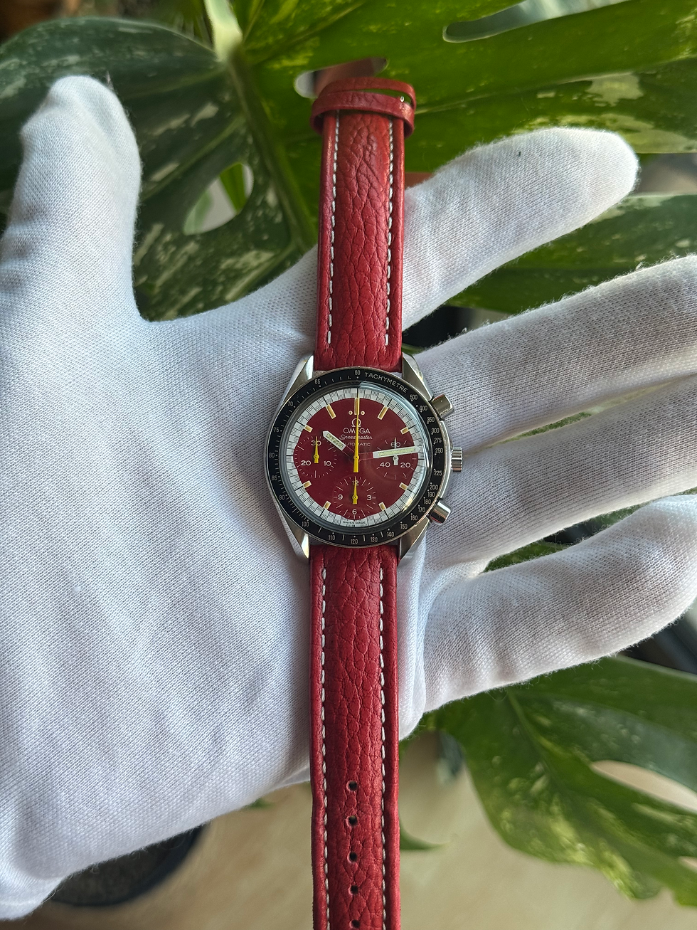 Miniature : Omega Speedmaster Reduced “Schumacher Edition