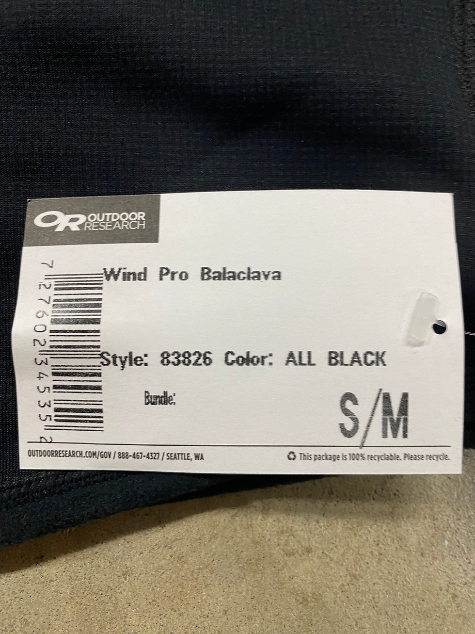 Thumbnail: OR Wind Pro Balaclava S/M