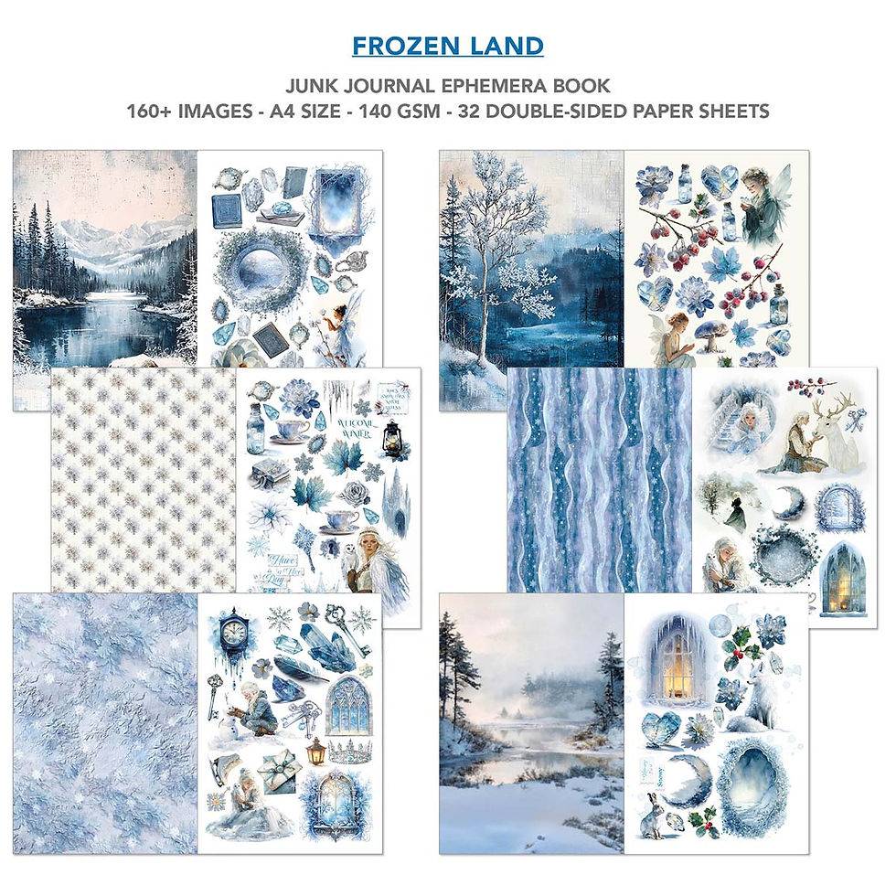 Miniature : Frozen Land - Ciao Bella - 32 pages A4