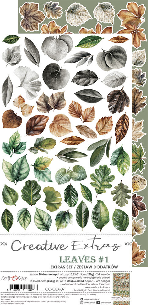Miniature : Creative Extras - Set Mix 4 - All Leaves - Craft O'Clock