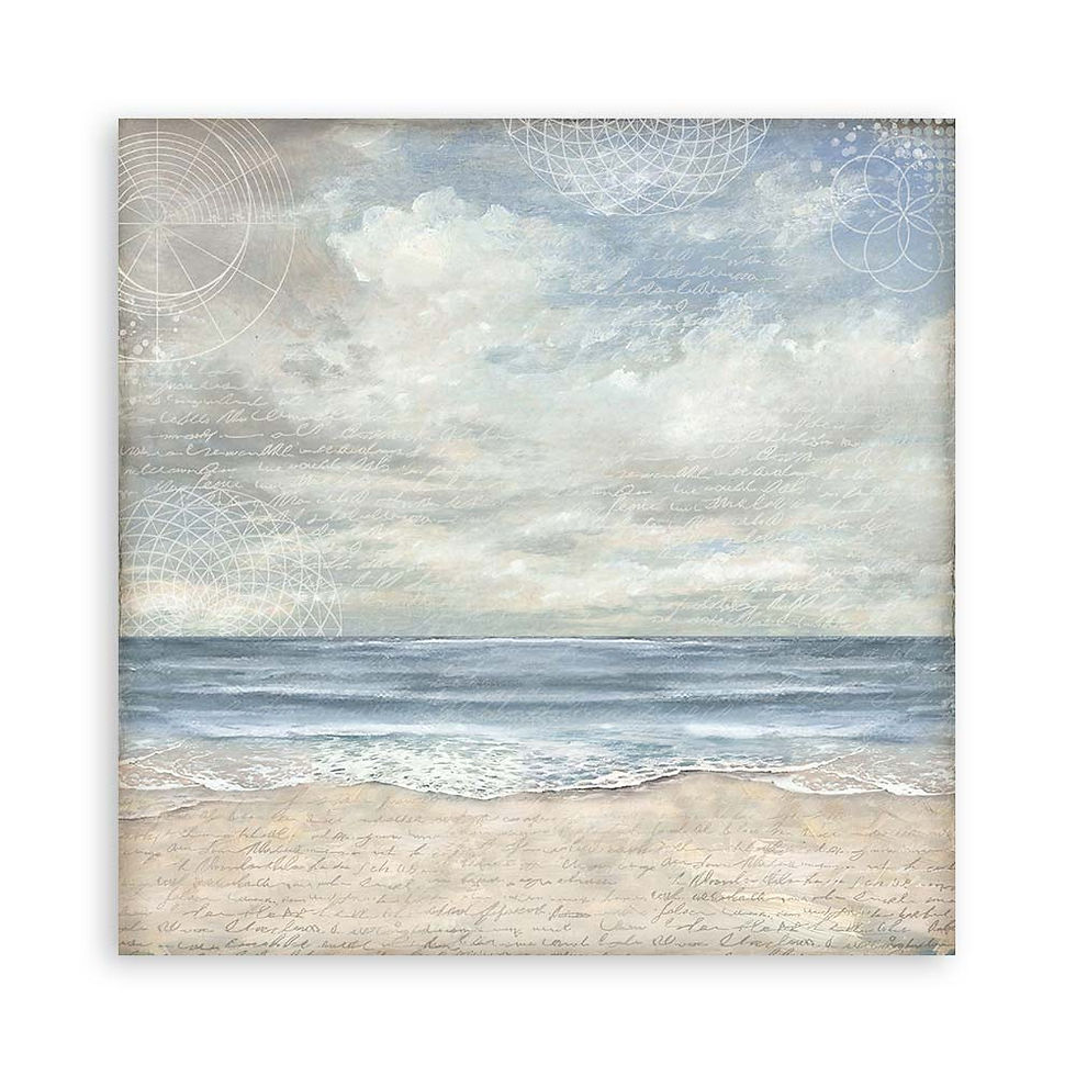Miniature : Collection Silent Sea - Stamperia - 22 pages 1 face de 20x20