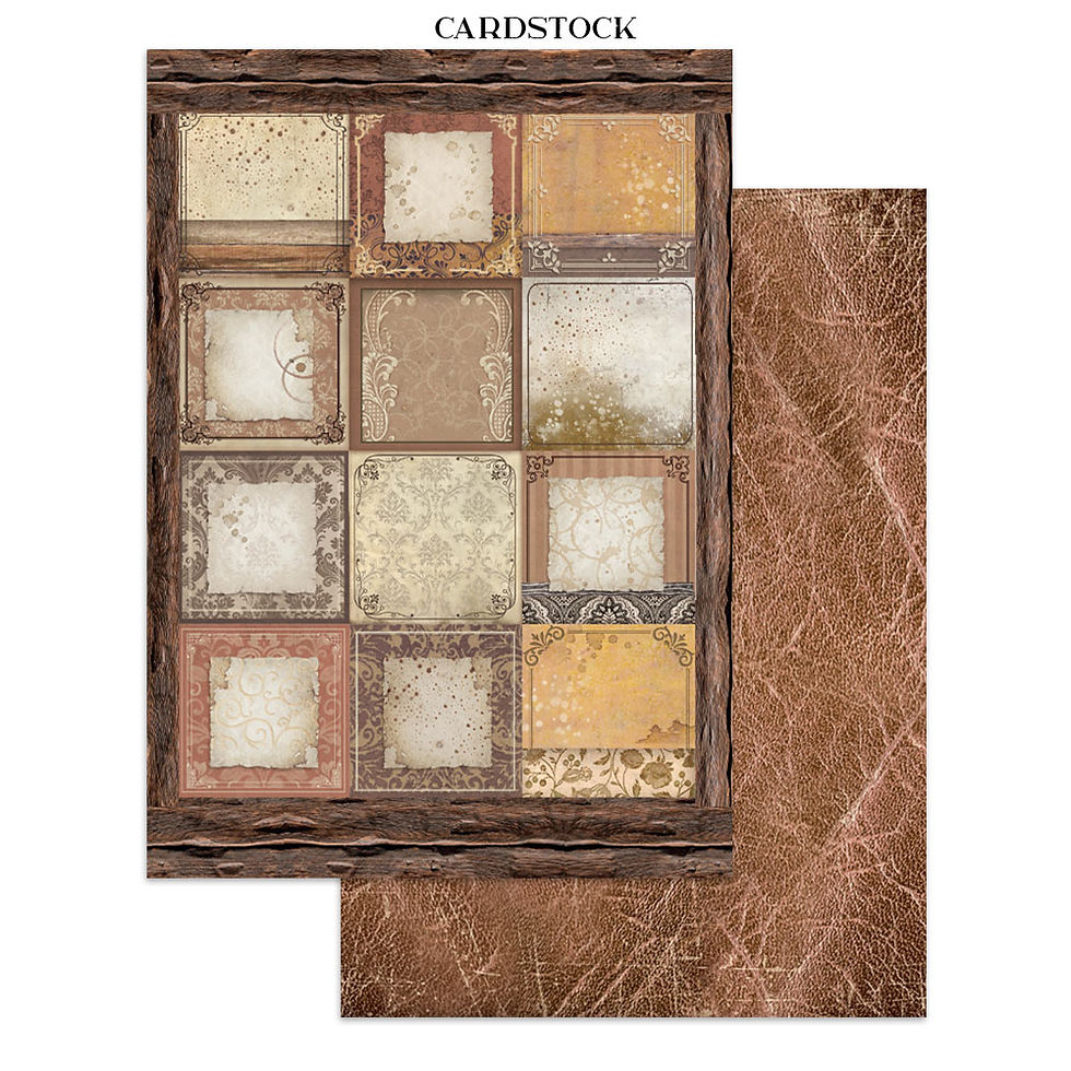 Miniature : Junk Journal Collection - Coffee and Chocolate - Stamperia