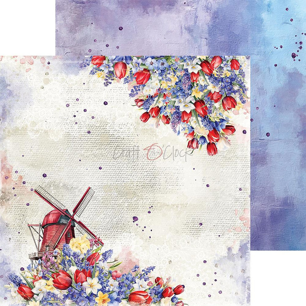 Miniature : Collection Tulip Love - Craft O'Clock - 24 pages rv 15x15
