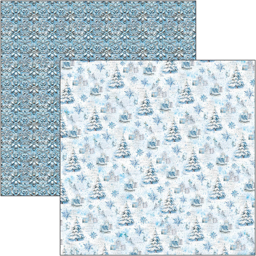Miniature : Collection Elegance of Blue - Ciao Bella - 12 pages 30x30