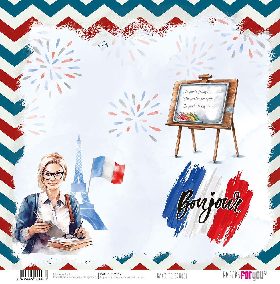 Miniature : Collection Back to School - Papers For You - 12 pages 30x30