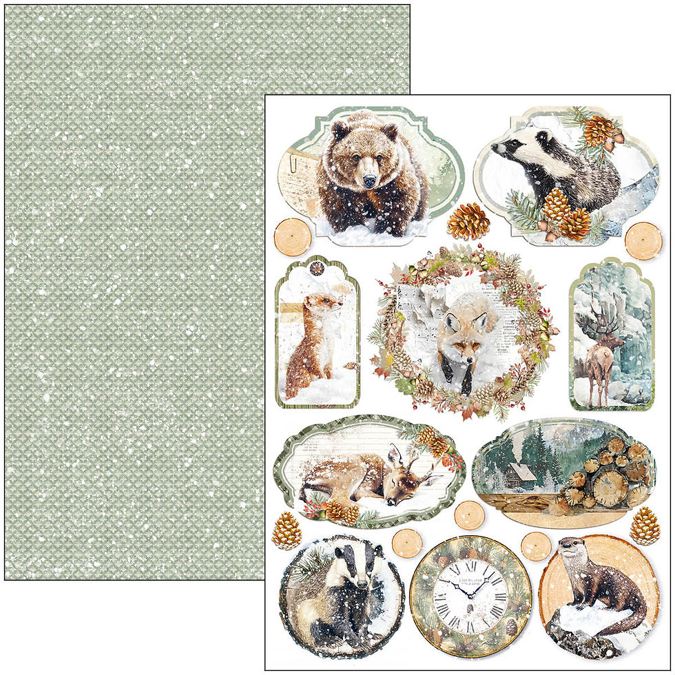 Miniature : Collection Forest Tales - Ciao Bella - 9 pages A4