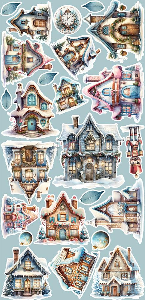 Miniature : Collection Cozy Winterland - Craft O'Clock - Extra set Mix