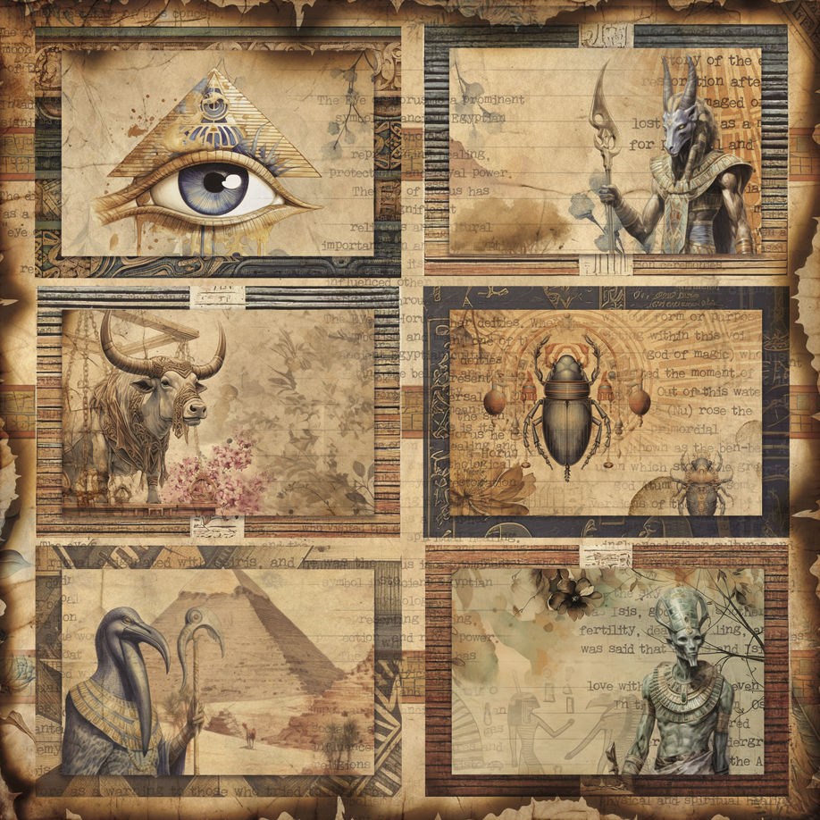 Miniature : Collection Osiris - BellaLuna Crafts - 12 pages 30x30