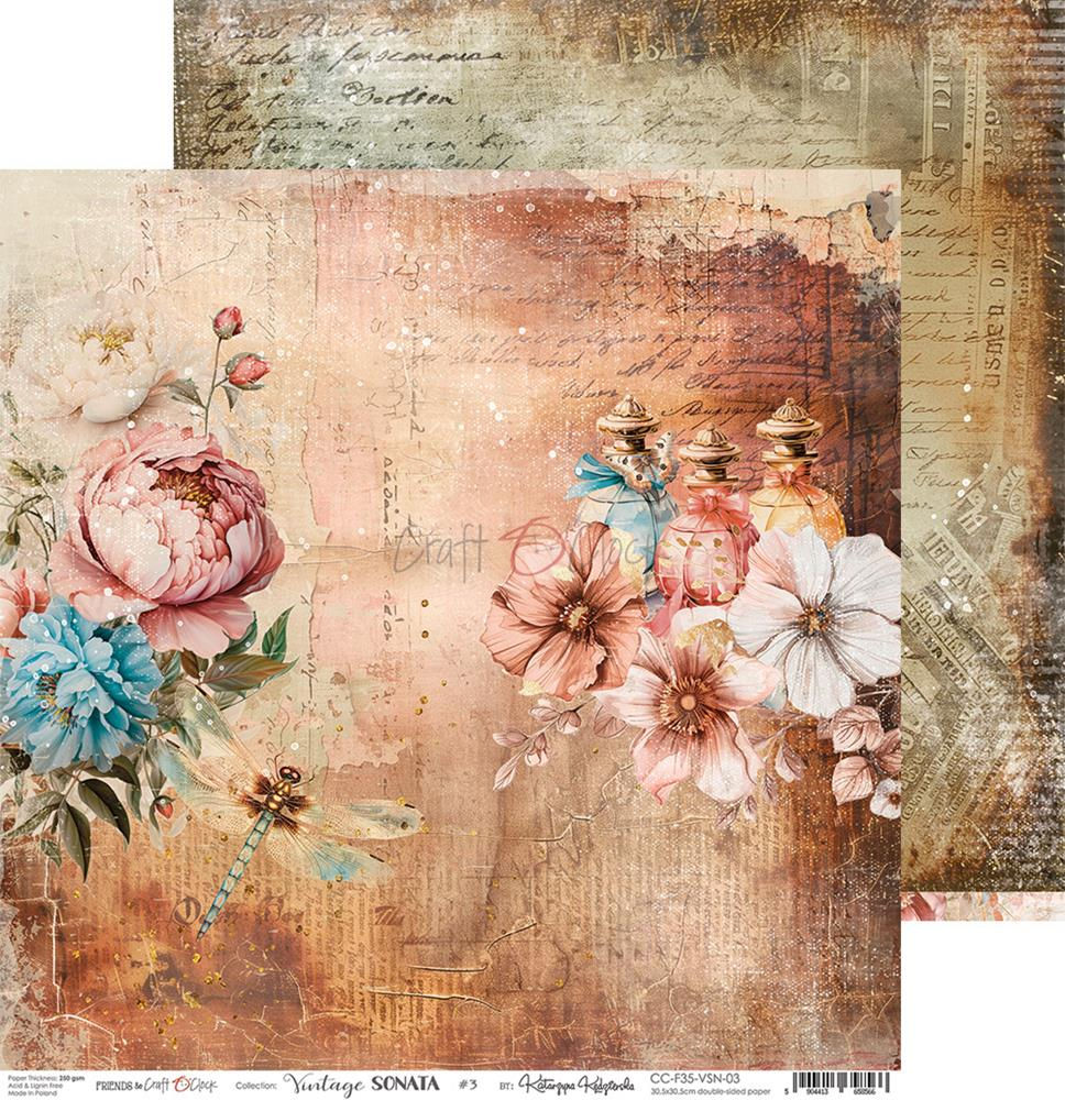 Miniature : Collection Vintage Sonata - Craft O'Clock - 6 pages rv de 30x30