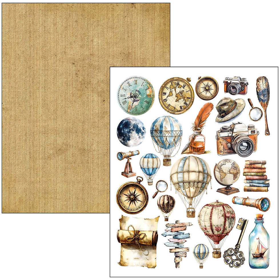 Miniature : Livre Mixed Media - Journey Ahead - A4 Maxi - Ciao Bella