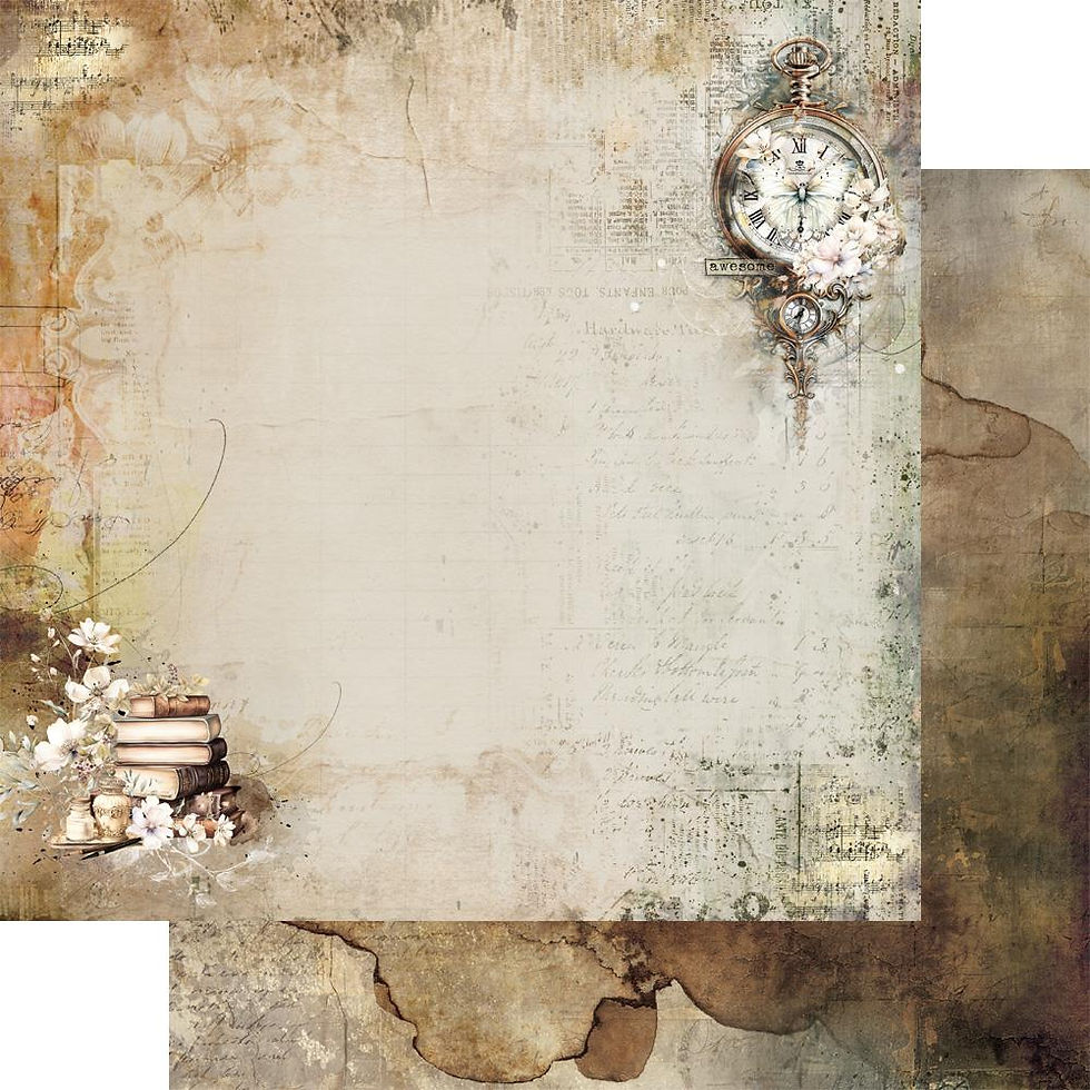 Miniature : Collection Natural Beauty - Alchemy of Art - 6 pages r/v 30x30