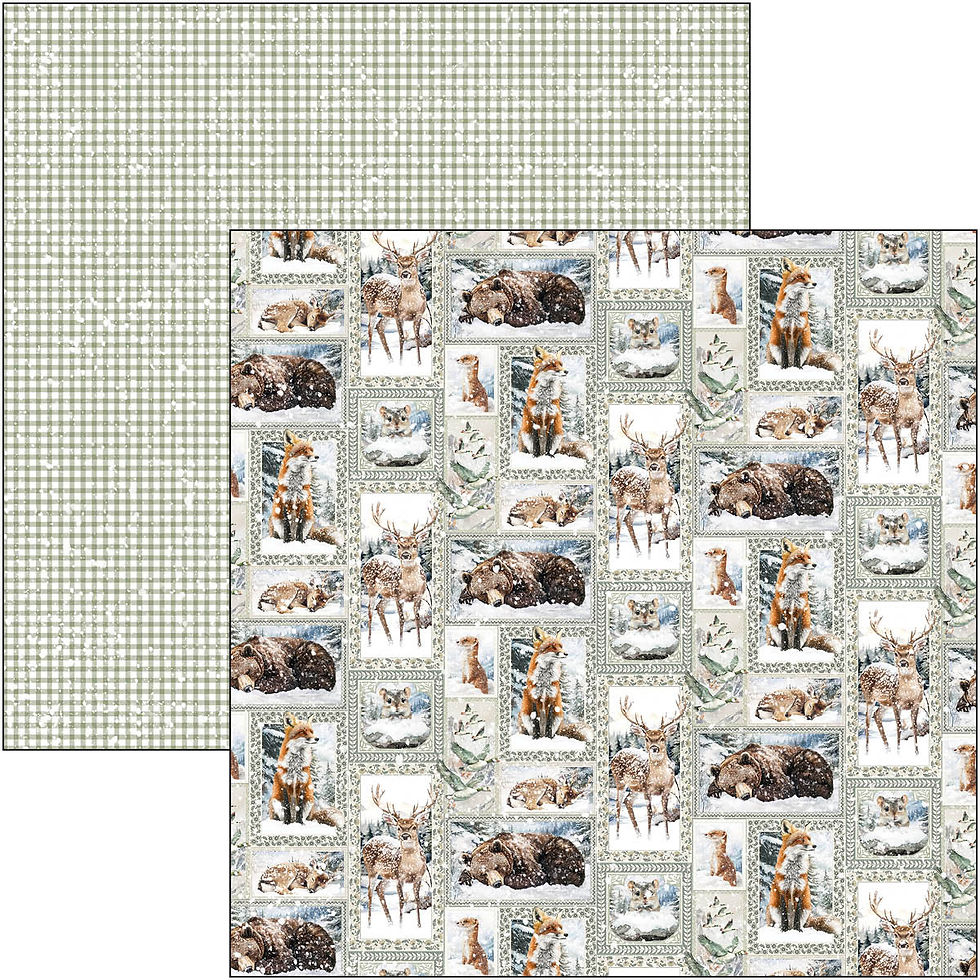 Miniature : Collection Forest Tales - Ciao Bella - 8 pages 30x30 - Pattern