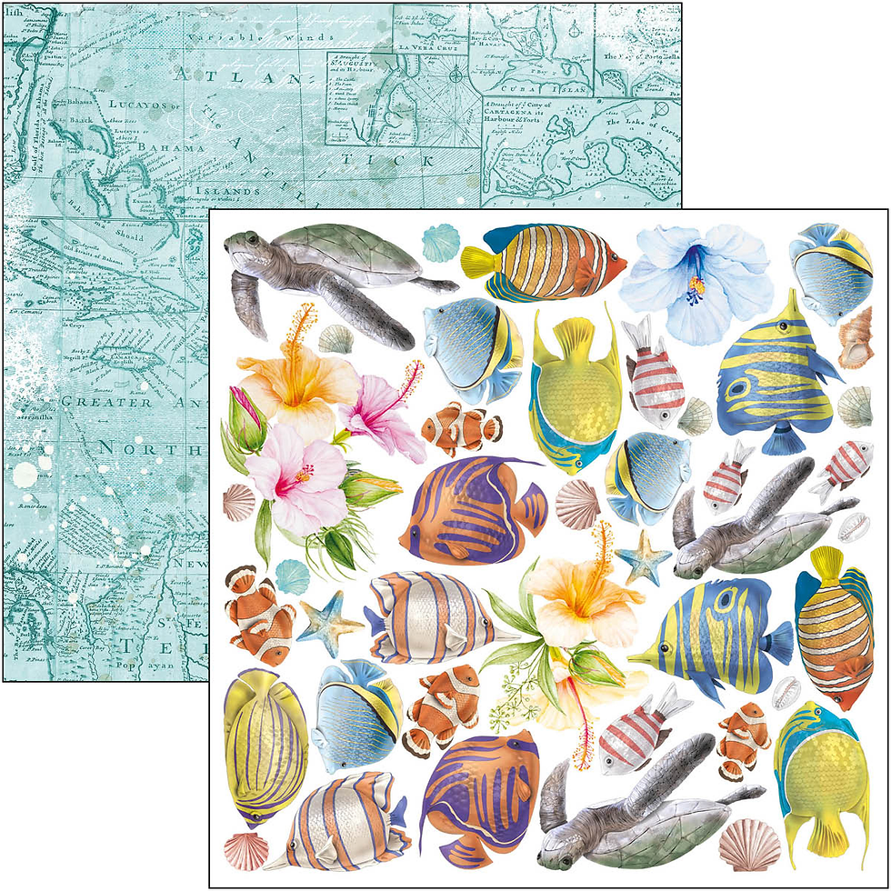Miniature : Collection Summer Breeze - Ciao Bella - 24 pages de 15x15
