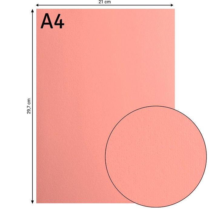 Miniature : Cardstock Lisse Florence - Dalhia - A4 - 10 feuilles de 216g