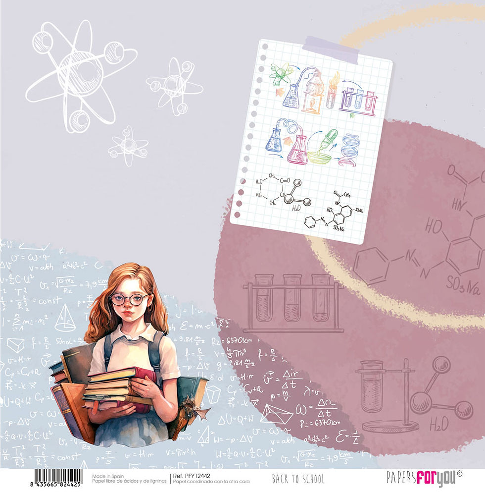 Miniature : Collection Back to School - Papers For You - 12 pages 30x30