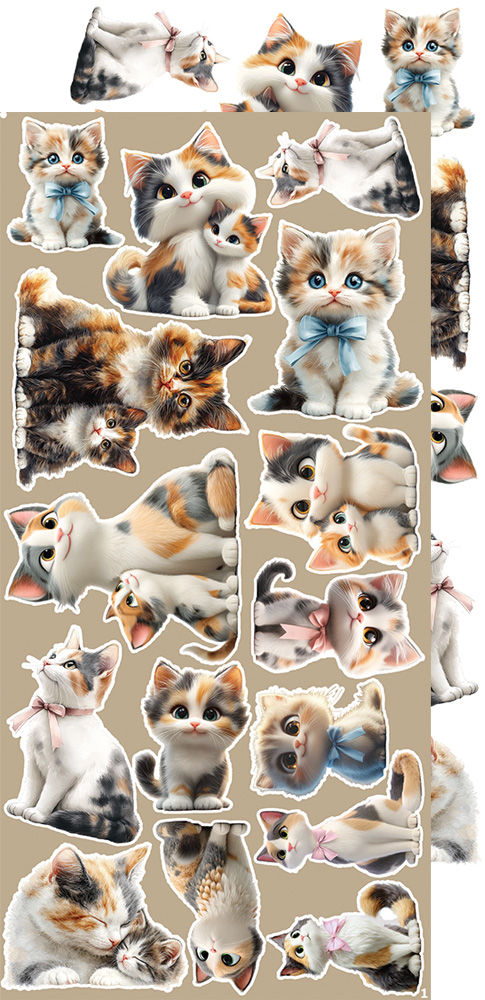 Miniature : Creative Extras - Set 3 - Chats - Craft O'Clock