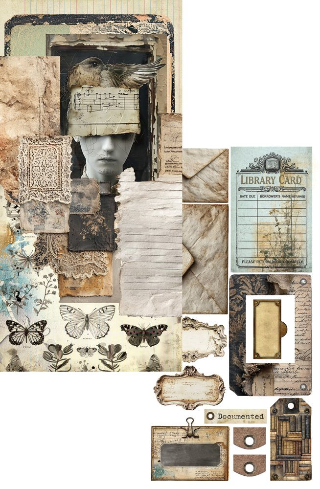 Miniature : Collection In the Library - Alchemy of Art - 10 page r/v de 15x30