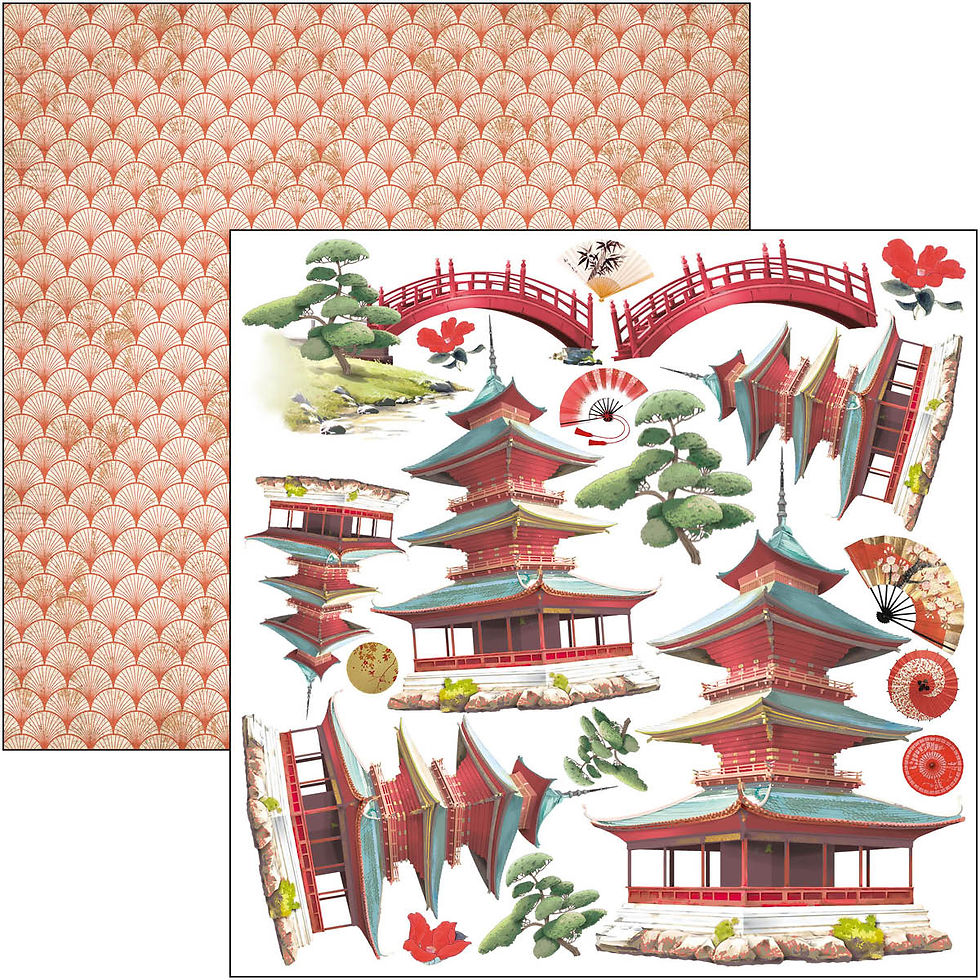 Miniature : Collection Land of Rising Sun - Ciao Bella - 24 pages de 15x15