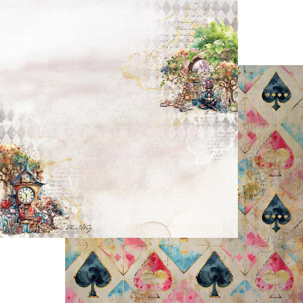 Miniature : Collection Alice - Alchemy of Art - 6 pages r/v 30x30