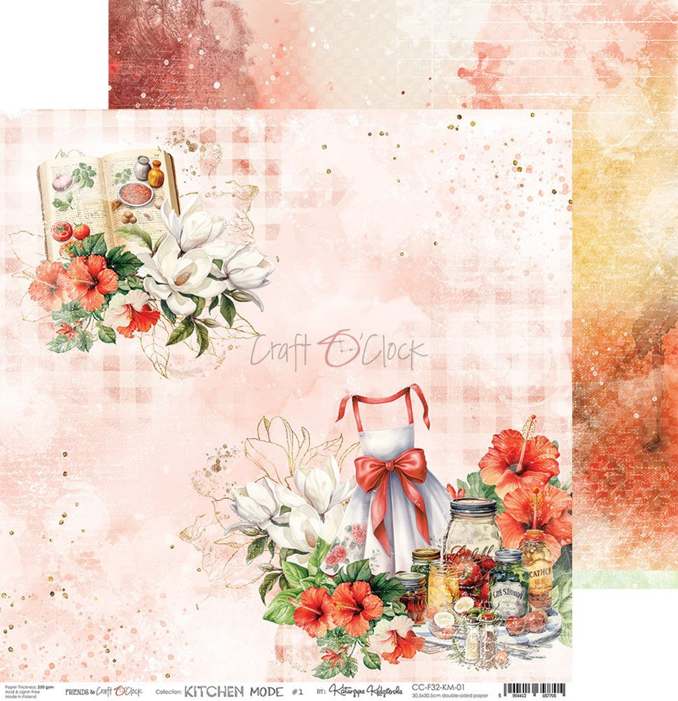 Miniature : Collection Kitchen Mode - Craft O'Clock - 6 pages rv de 30x30