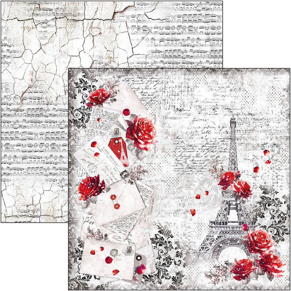 Miniature : Collection Paris Je t'aime - Ciao Bella - 12 pages 20X20