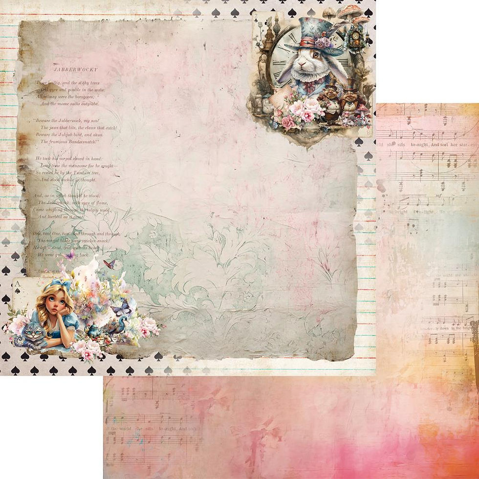 Miniature : Collection Alice - Alchemy of Art - 6 pages r/v 30x30
