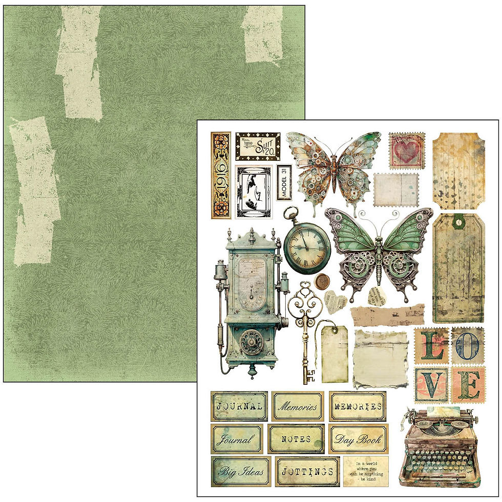 Miniature : Livre Mixed Media - Time Capsule - A4 Maxi - Ciao Bella