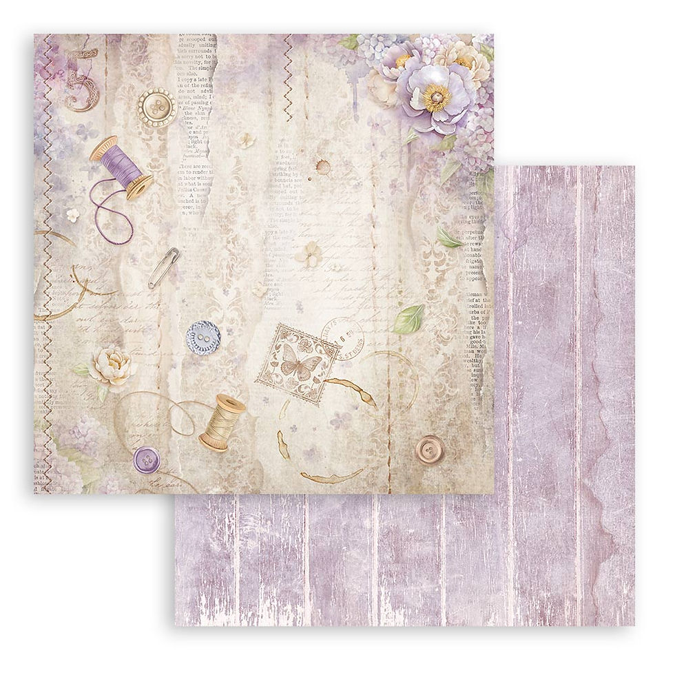 Miniature : Collection Quiet Days - Stamperia - 30x30