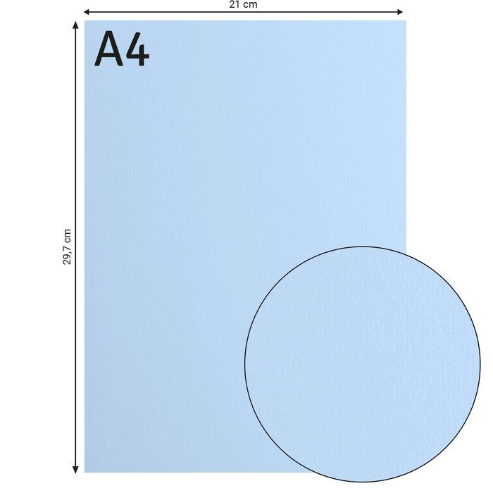 Miniature : Cardstock Lisse Florence - Water - A4 - 10 feuilles de 216g