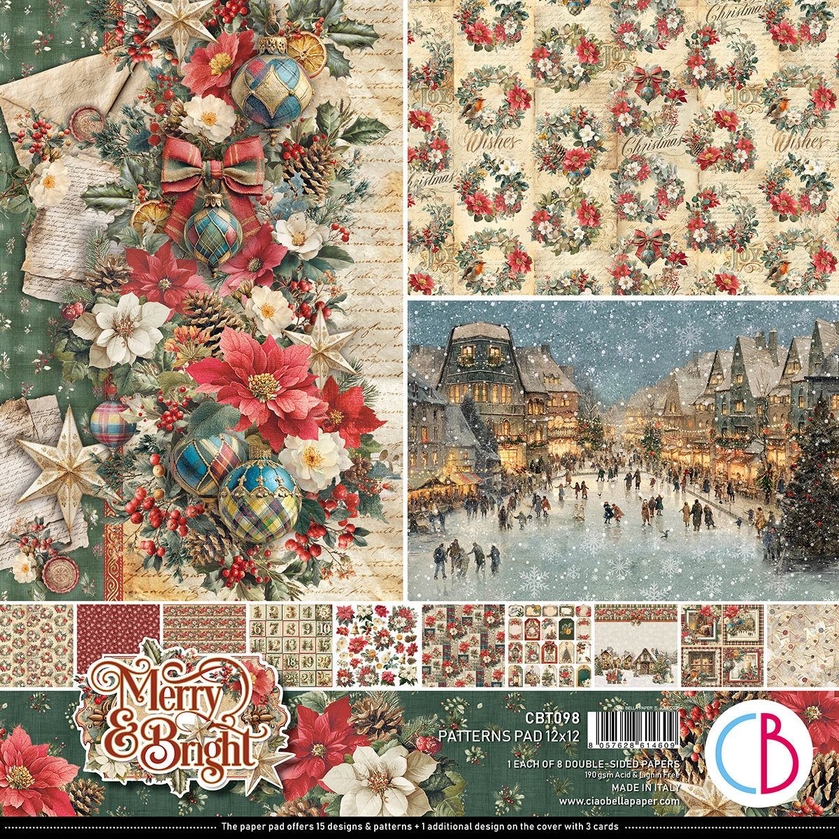 Collection Merry and Bright - Ciao Bella - 8 pages 30x30 - Pattern