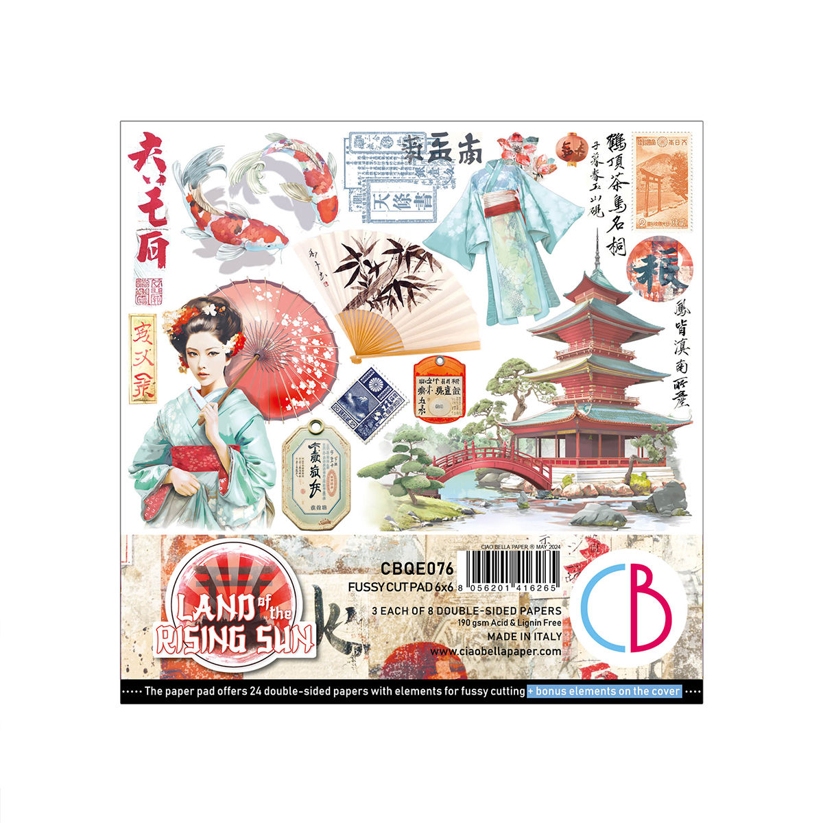 Collection Land of Rising Sun - Ciao Bella - 24 pages de 15x15