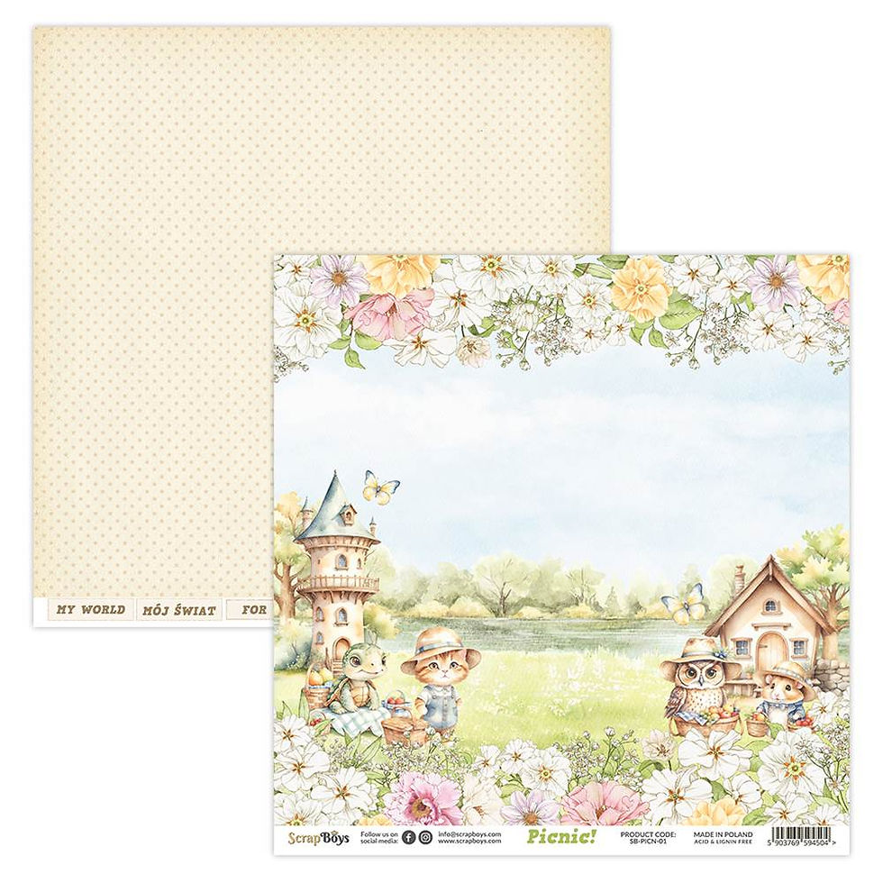Miniature : Collection Picnic - Scrapboys - 24 pages rv 15x15