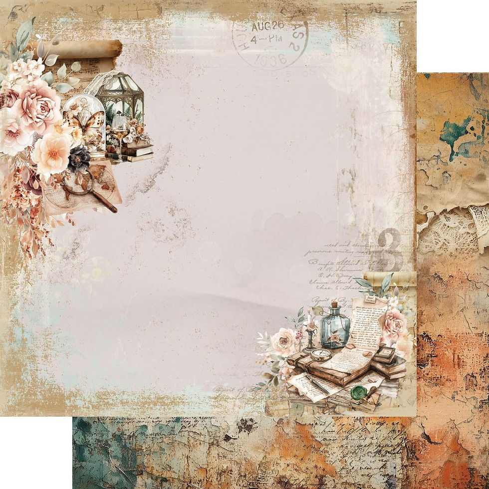 Miniature : Collection In the Library - Alchemy of Art - 12 pages r/v 20x20