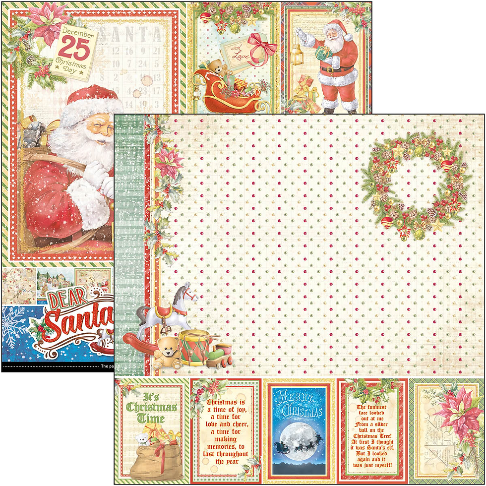 Miniature : Collection Dear Santa - Ciao Bella - 12 pages 30x30