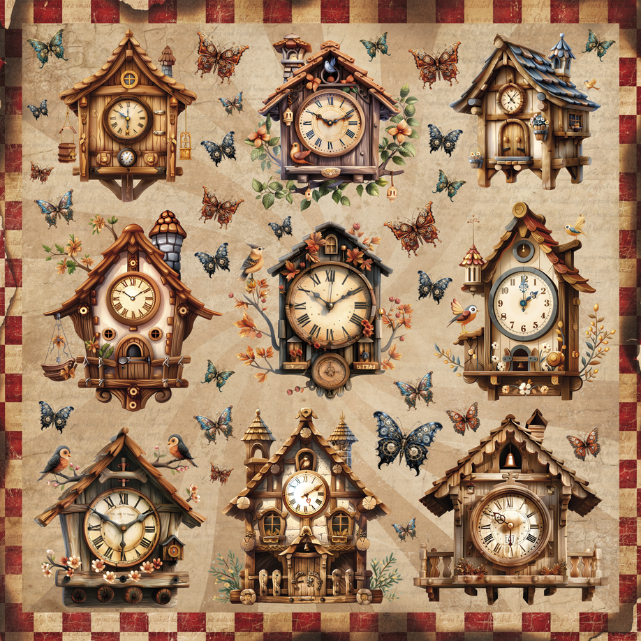 Miniature : Collection Pinocchio's Adventure - BellaLuna Crafts - 12 pages 20x20 - Découpes