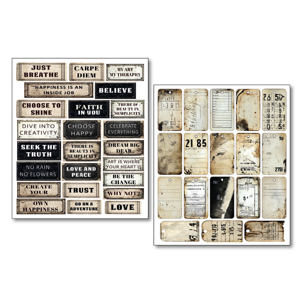 Miniature : Stickers - King Thoughts - Ciao Bella - 10 feuilles