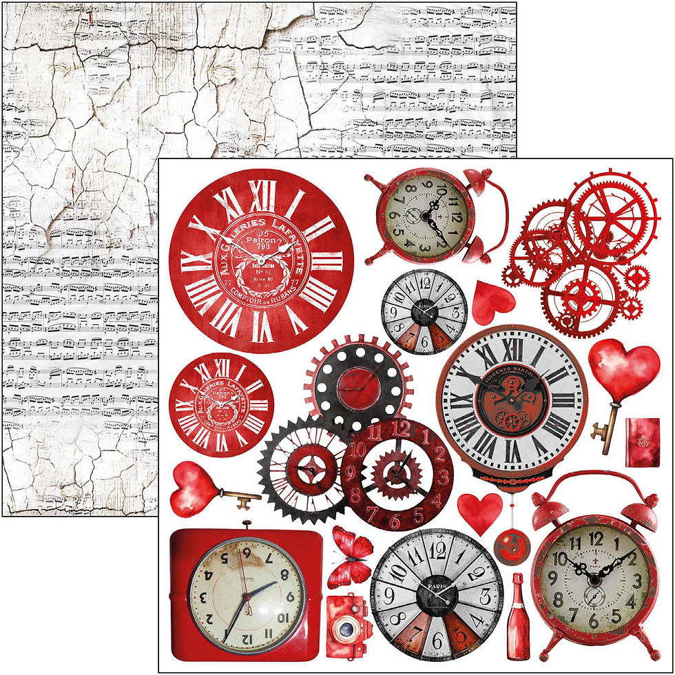 Miniature : Collection Paris Je t'aime - Ciao Bella - 24 pages de 15x15
