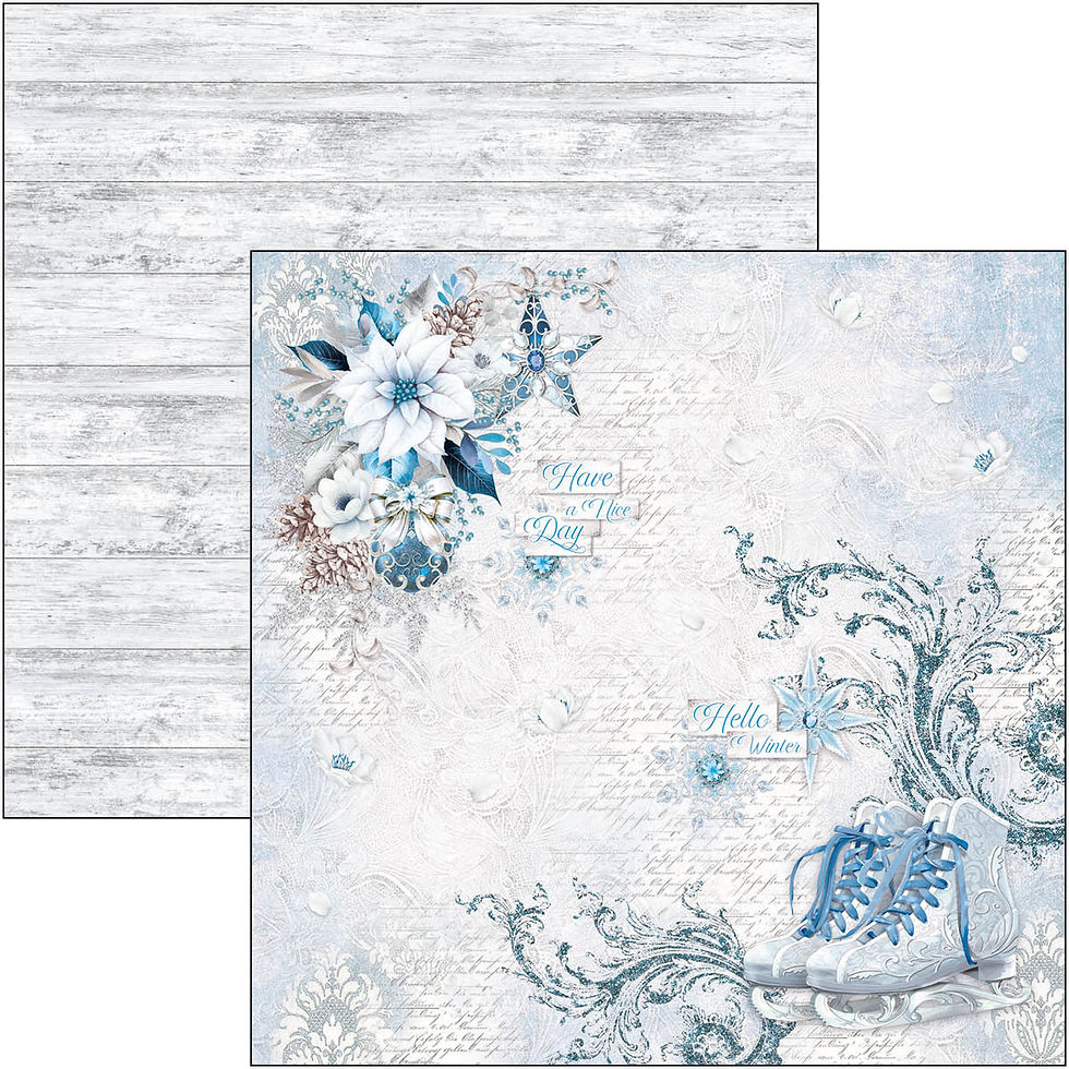 Miniature : Collection Elegance of Blue - Ciao Bella - 12 pages 30x30