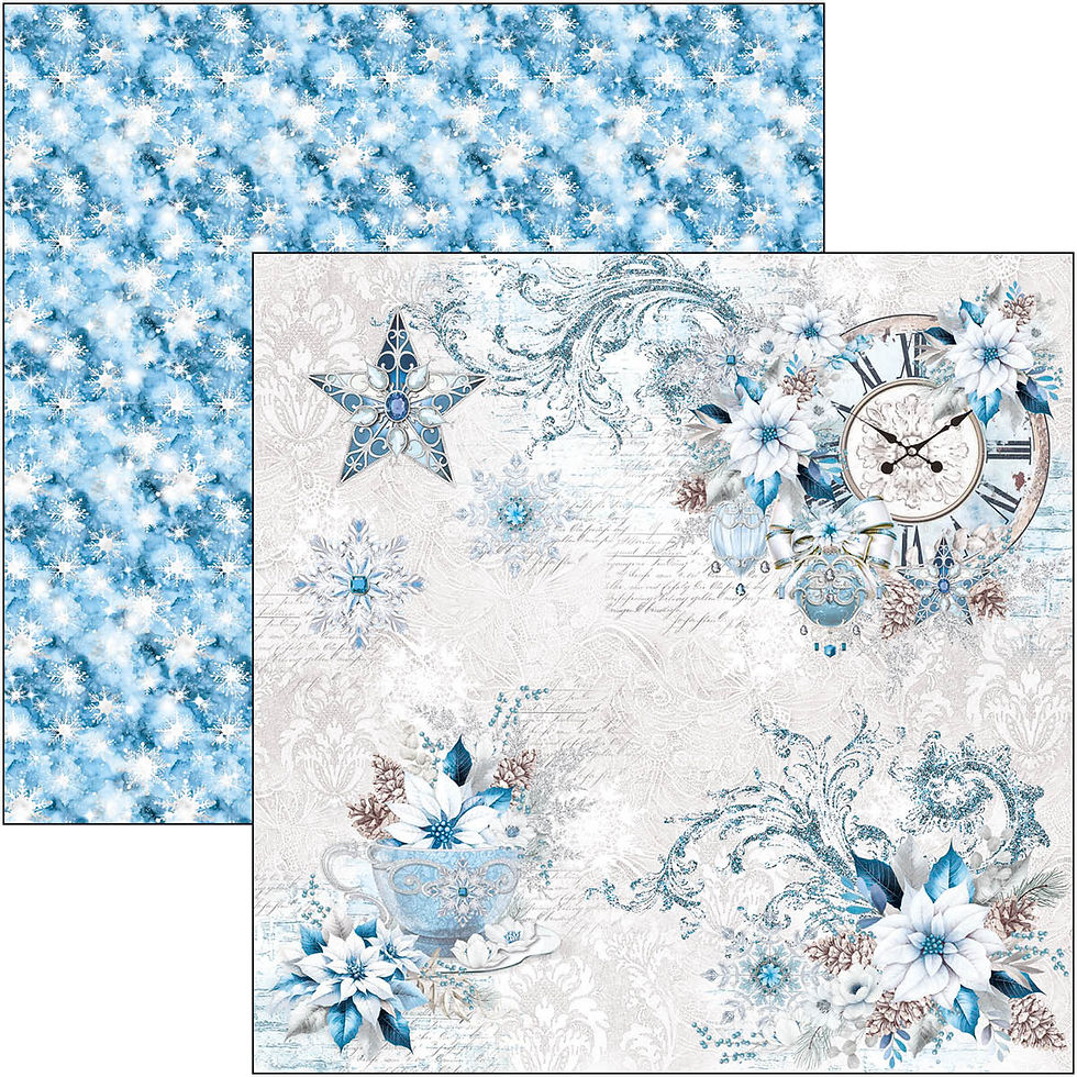 Miniature : Collection Elegance of Blue - Ciao Bella - 12 pages 30x30