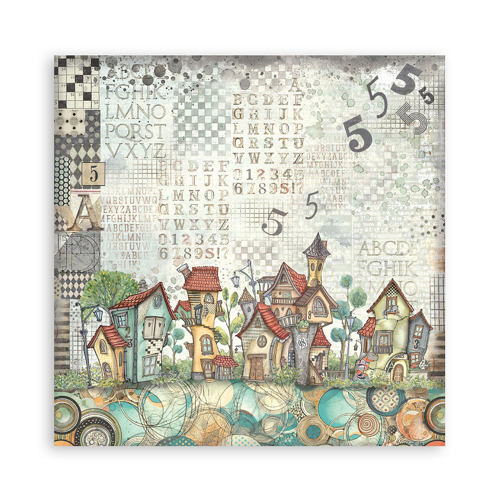 Miniature : Collection Furry Friends - Stamperia - 22 pages 1 face de 30x30