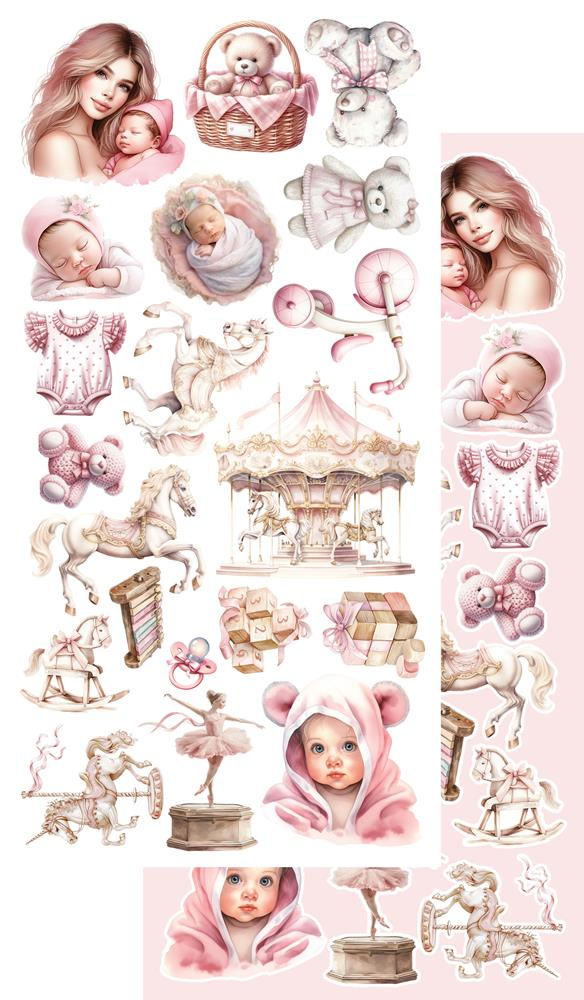 Miniature : Collection My Little Baby - Girl - Alchemy of Art - Etiquettes