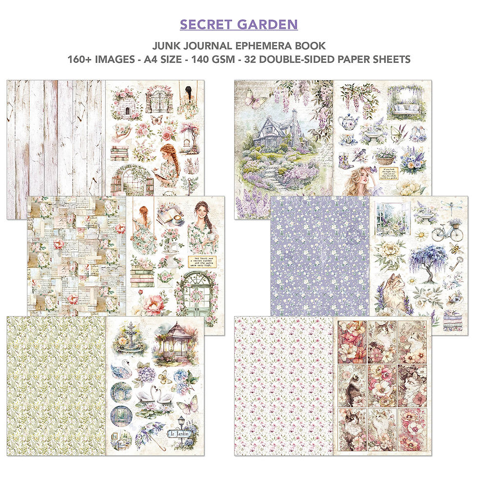 Miniature : Secret Garden - Ciao Bella - 32 pages A4